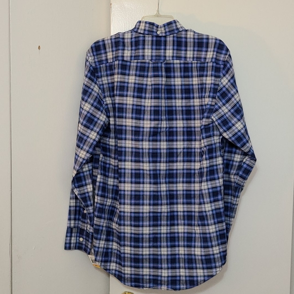 NWT IZOD Saltwater  Plaid Shirt HOST PICK - Picture 2 of 5